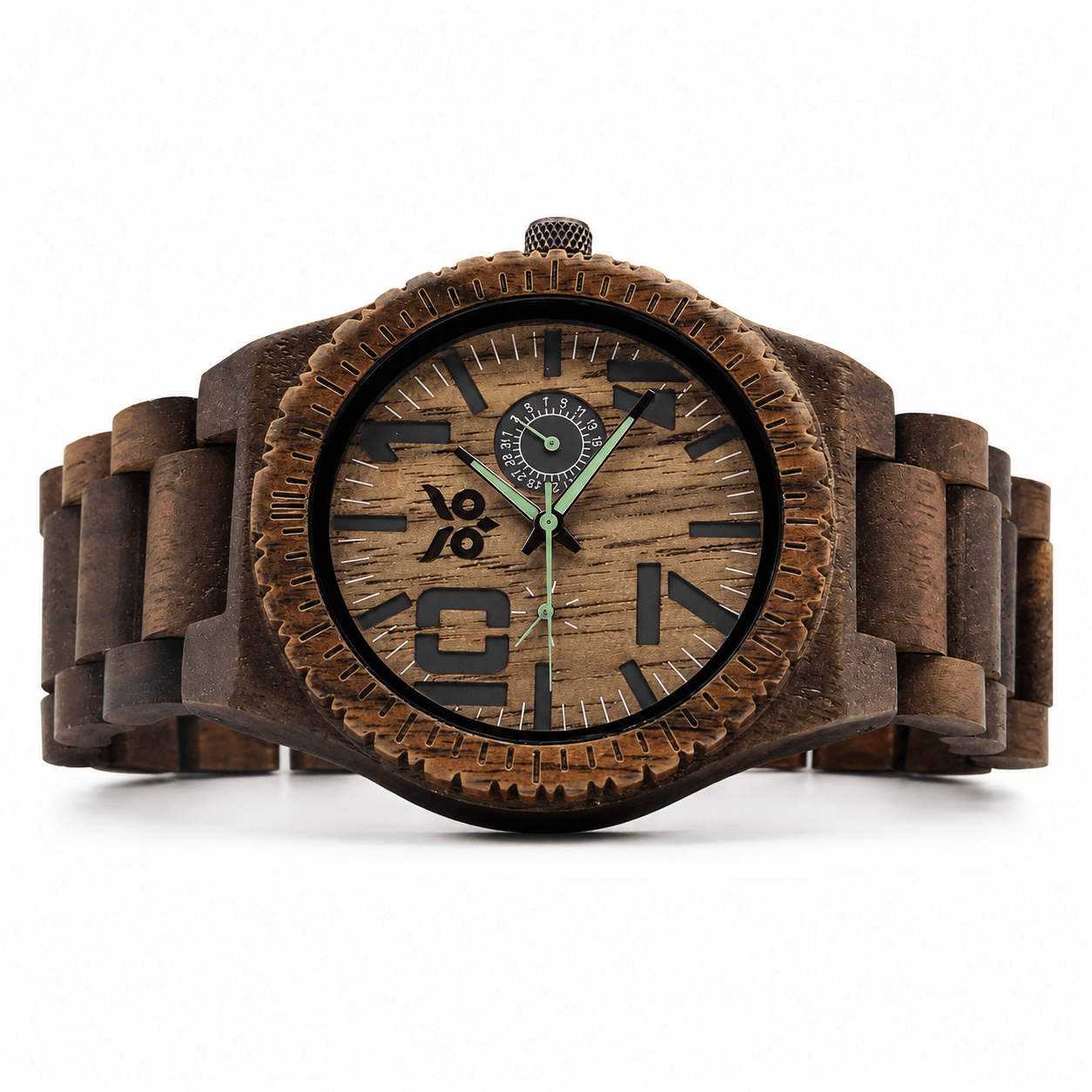 Green Arrow - Walnut Wooden Watch
