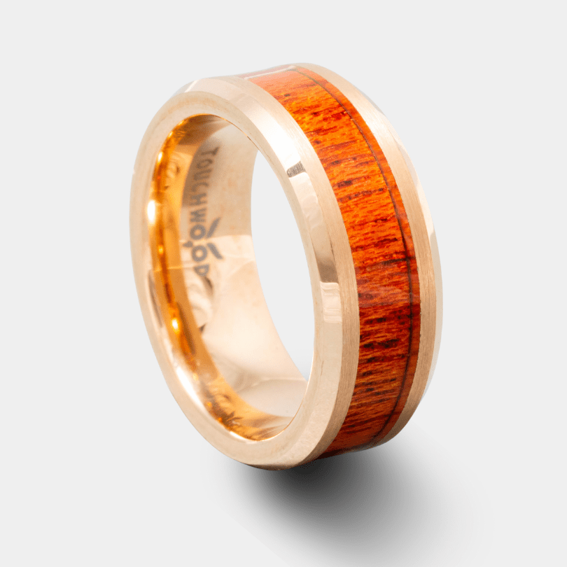 Iron Fist - Rosewood Men's Tungsten Ring