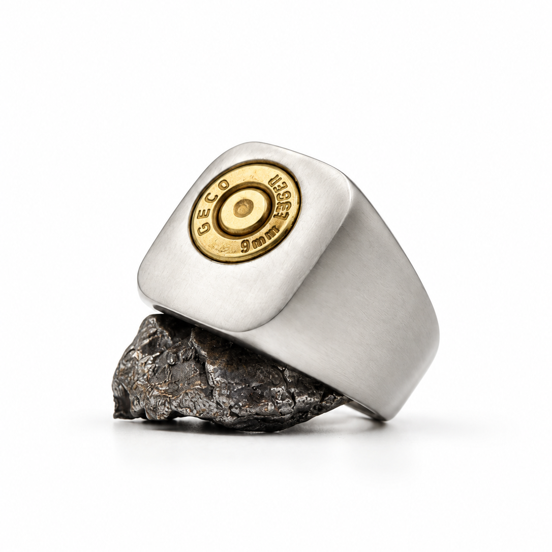 The Killshot Ring - Titanium & your bullet