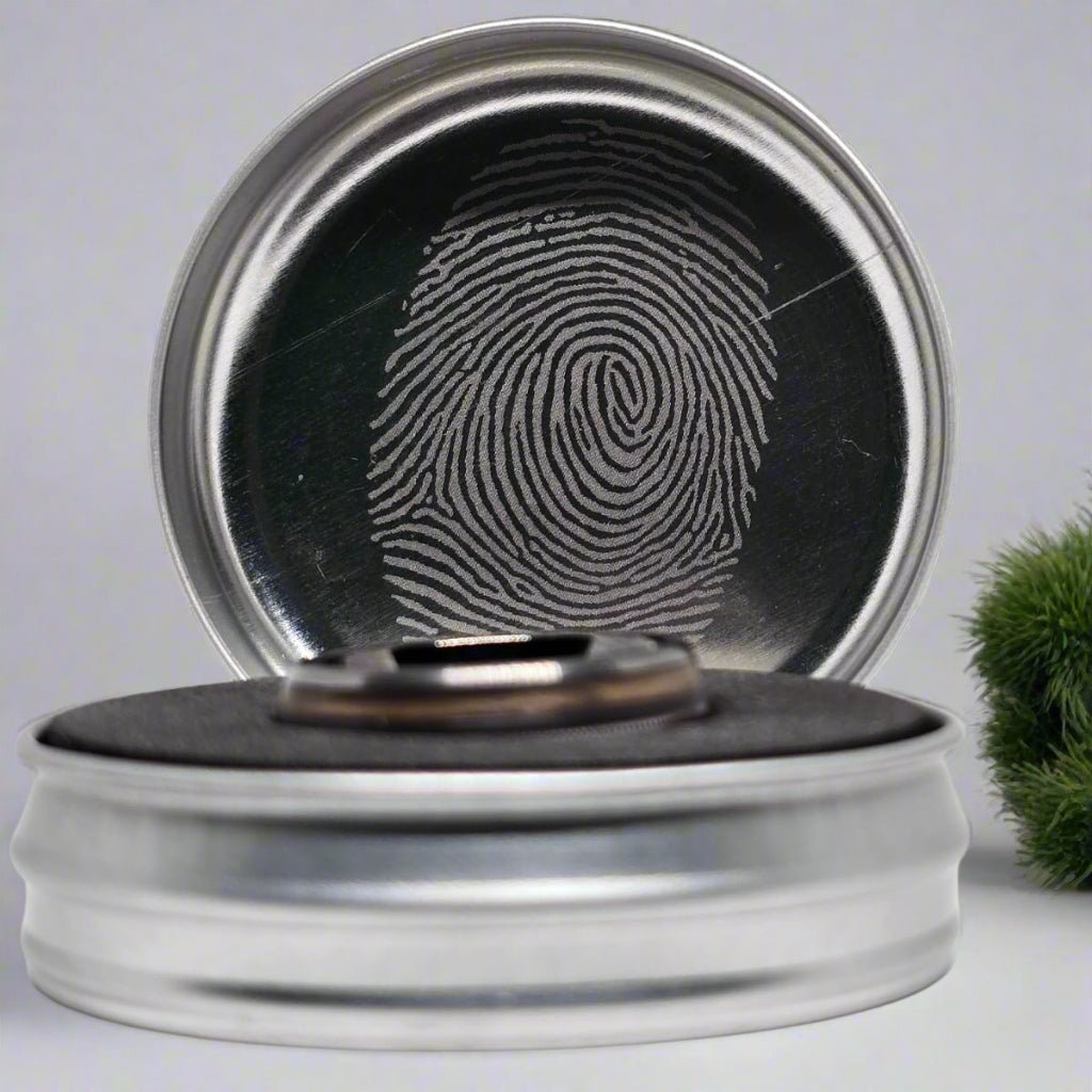 Personalised Fingerprint Engraving – Inside Ring Box