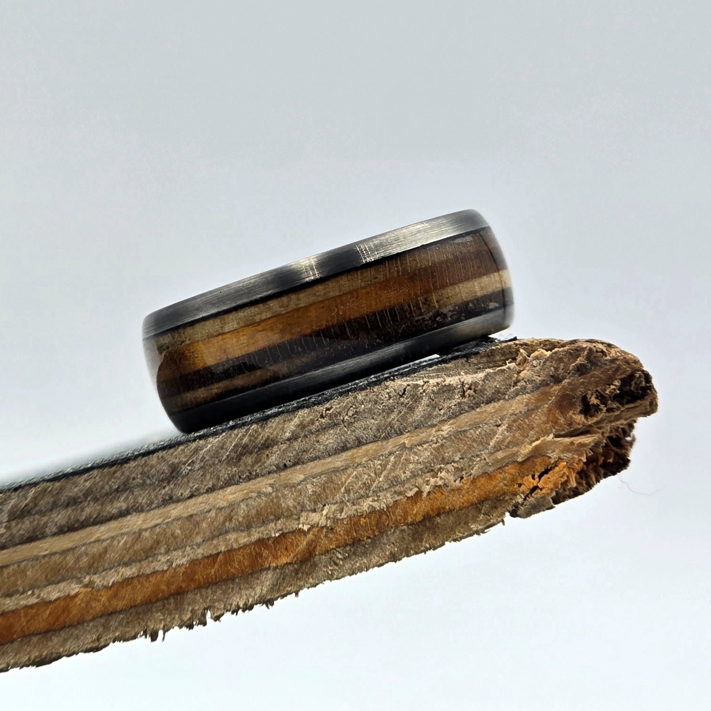 The T - Hawk - Skateboard Wood Ring