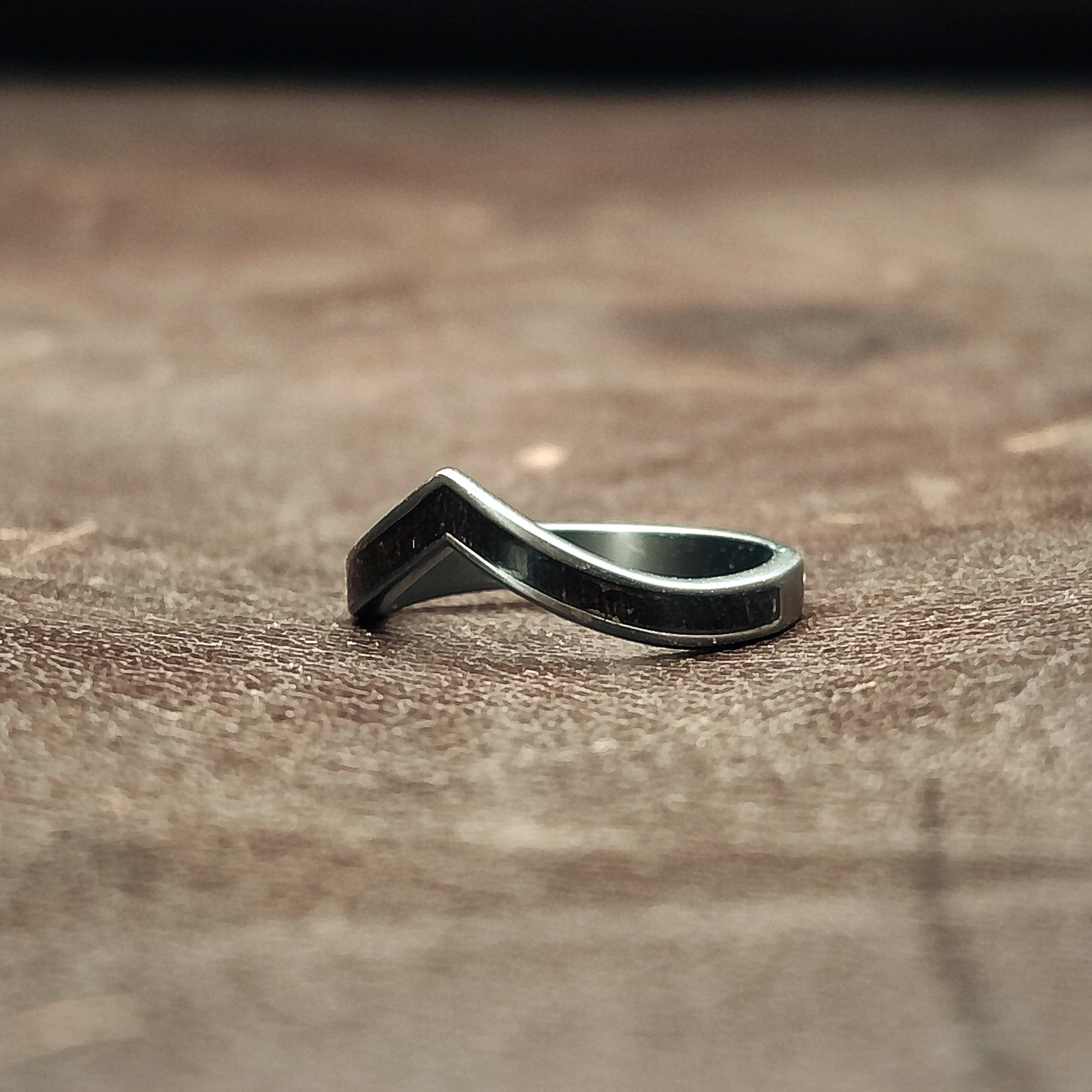 Skyler Ladies Ring - Ebony Wood (limited addition)