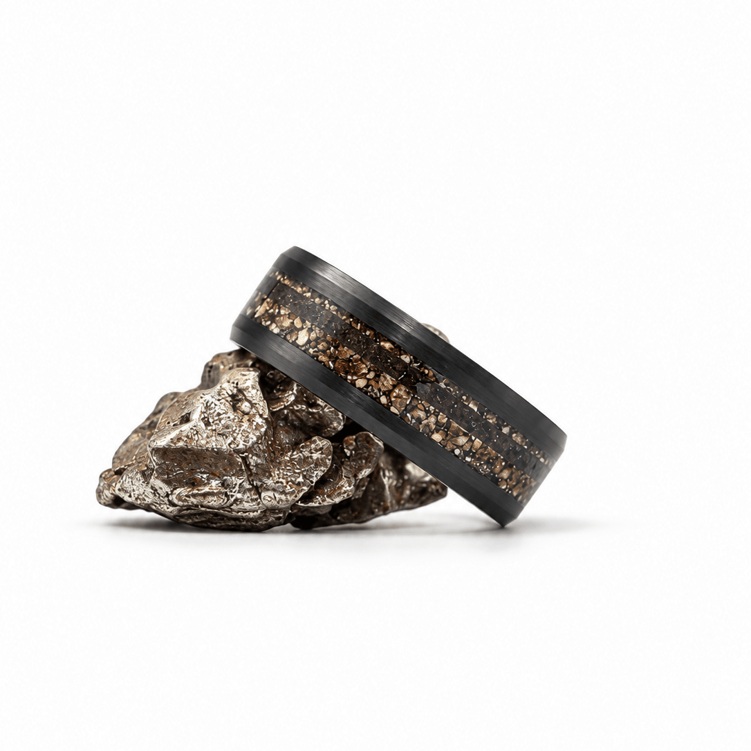 The Armageddon - Dino Bone & Meteorite Inlay
