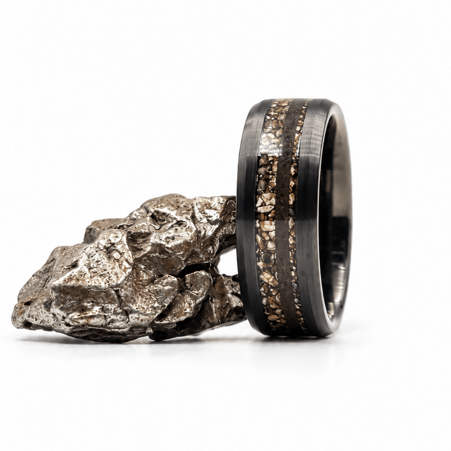 The Armageddon - Dino Bone & Meteorite Inlay