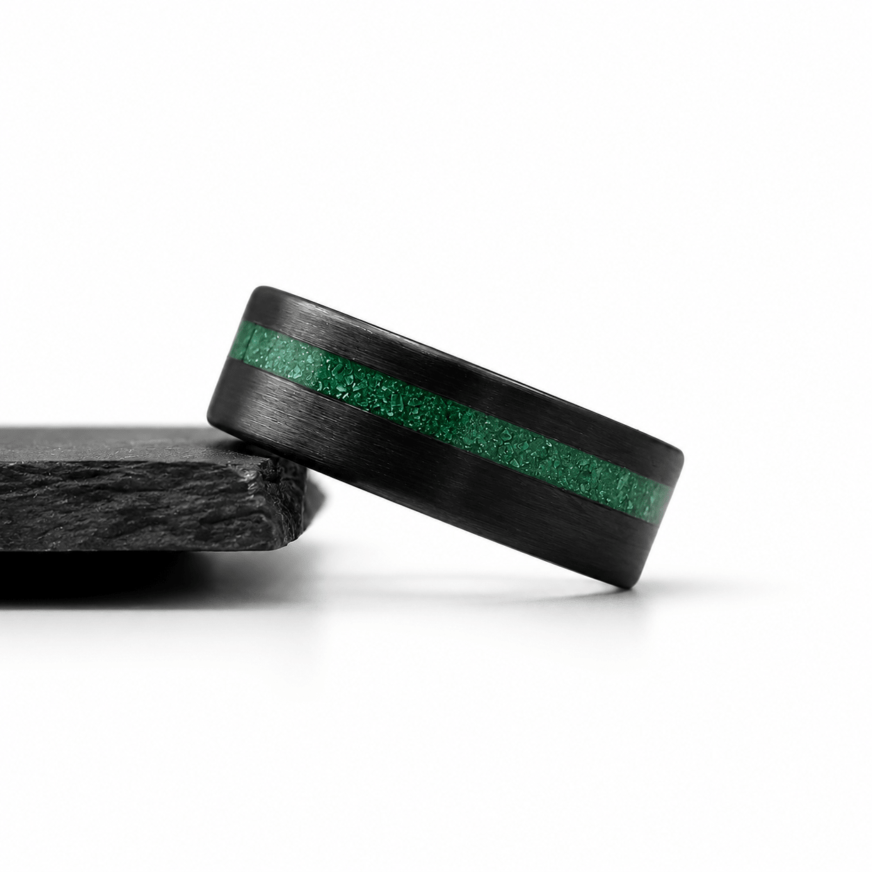 The Aurora - Malichite & Glow Green Inlay