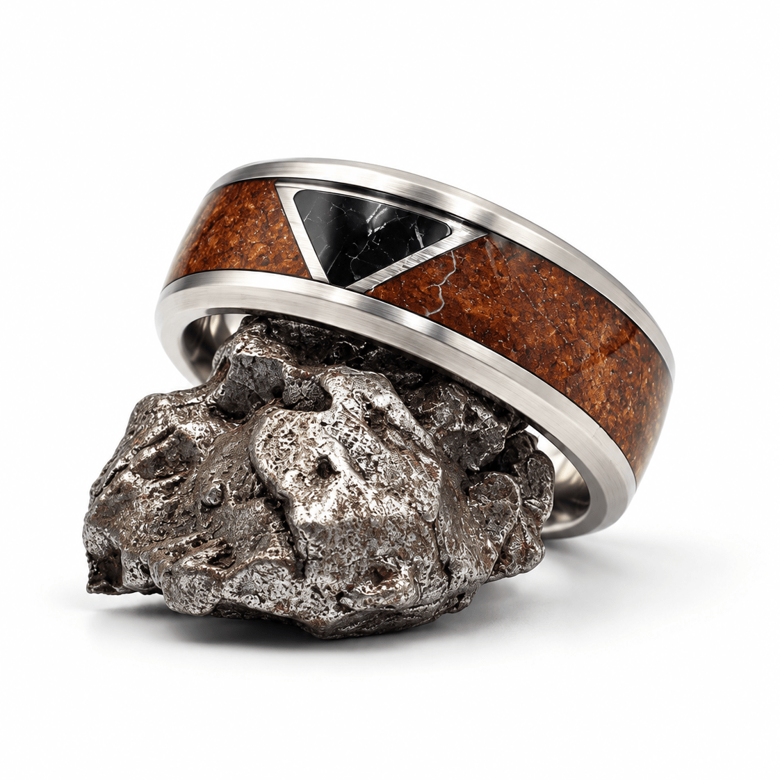 The Black Friday - Petrified wood & Shungite stone