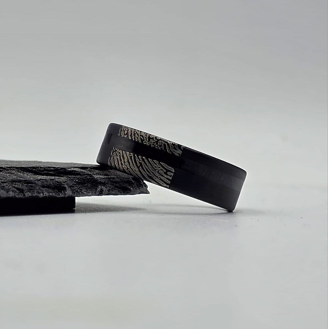 The Blackprint - Your Fingerprint & Ebony inlay.