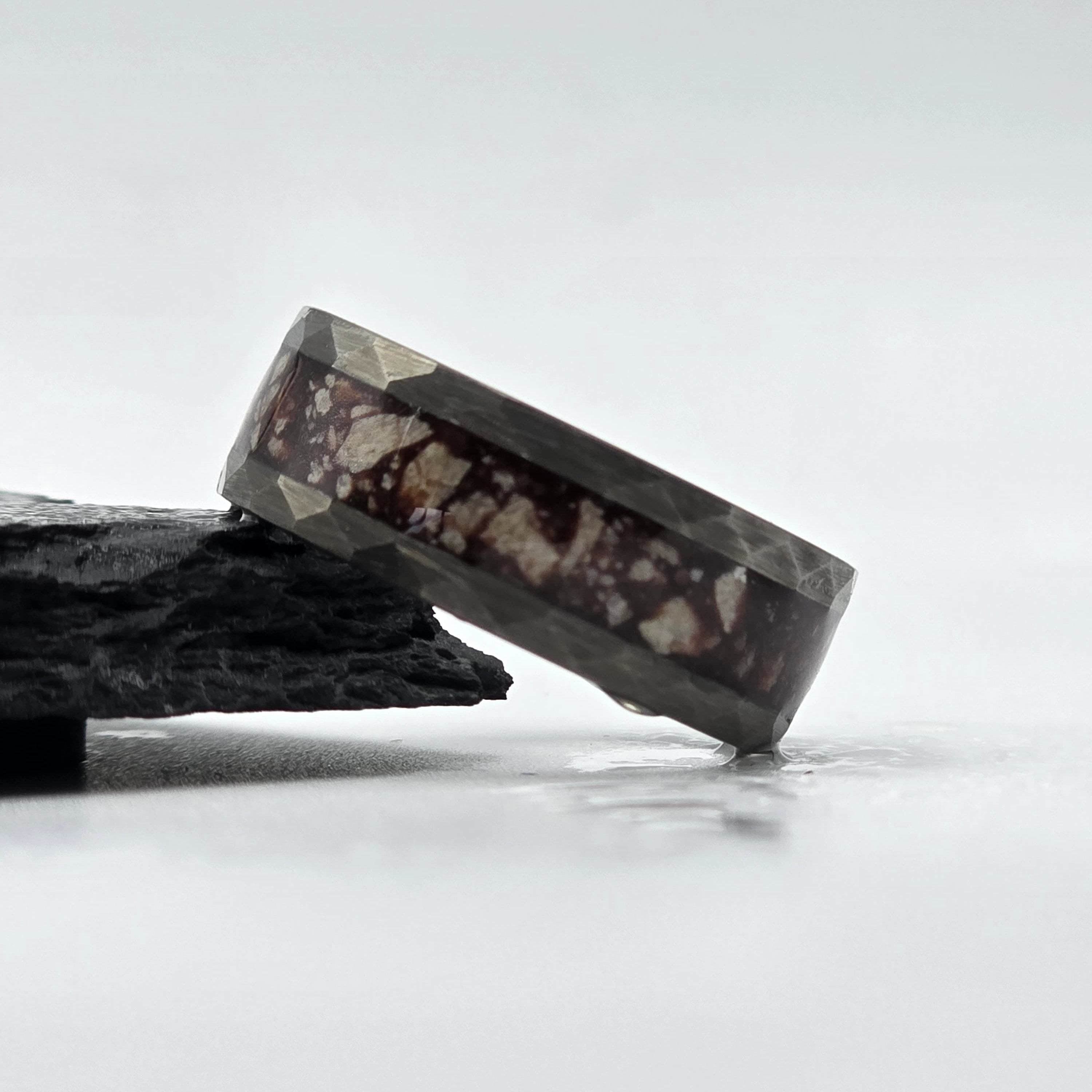 The Blood jaw - Megalodon Tooth set in Auburn Resin