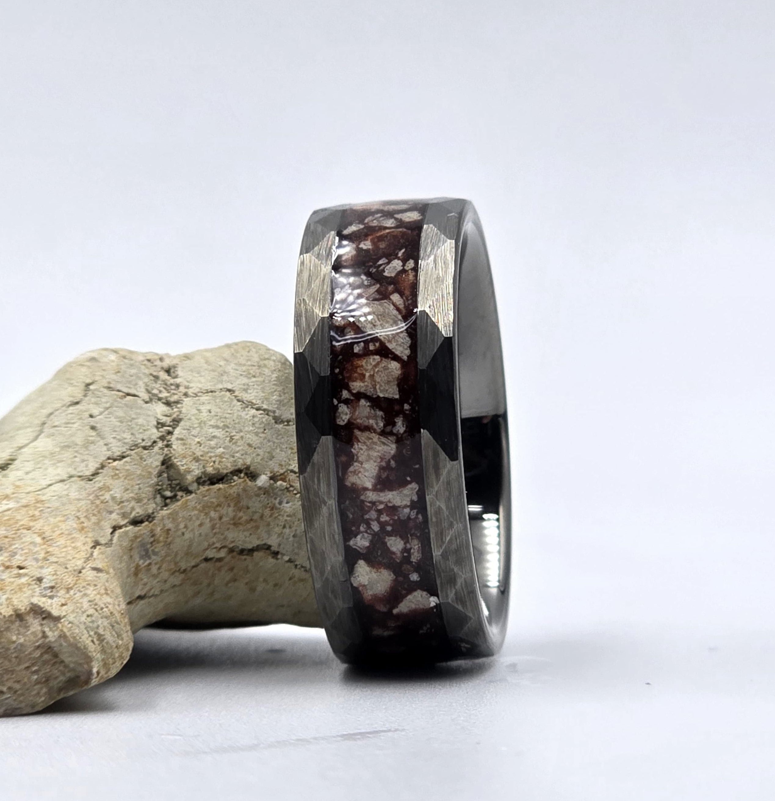 The Blood jaw - Megalodon Tooth set in Auburn Resin