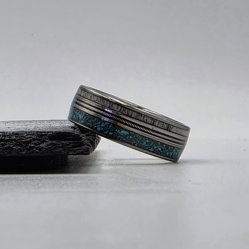 The Blue Ridge - Antler, Apatite & Guitar string