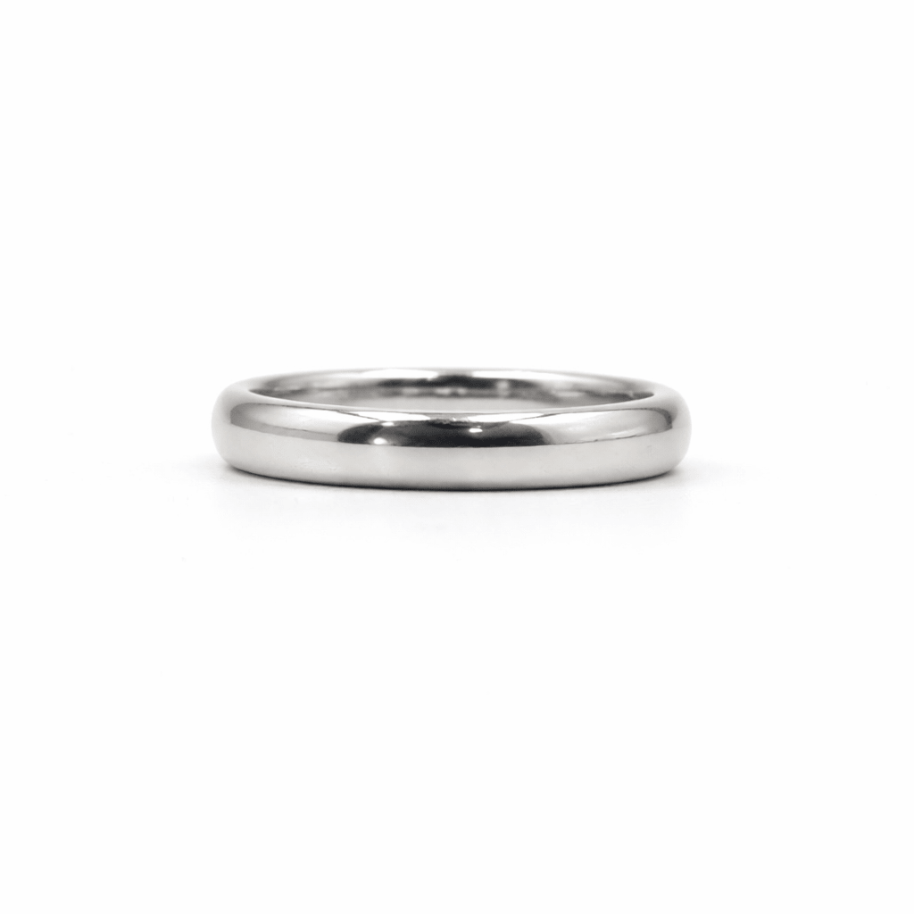 The Classic Silver - Smooth silver Tungsten Ring | Womens Ring