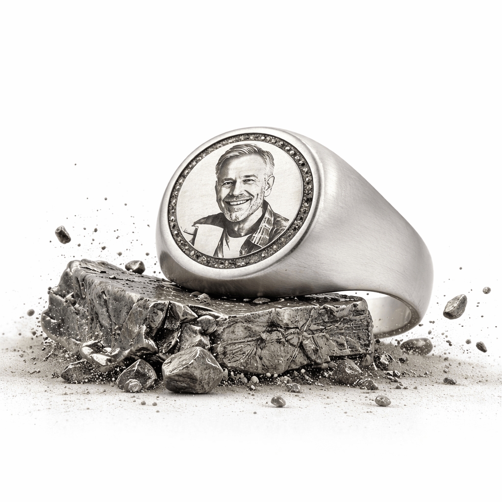 The Eternal Core - Ashes & Portrait ring