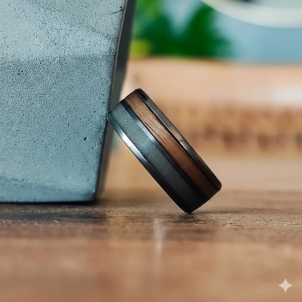 The Foundation (New) - Cement & Ashwood Ring