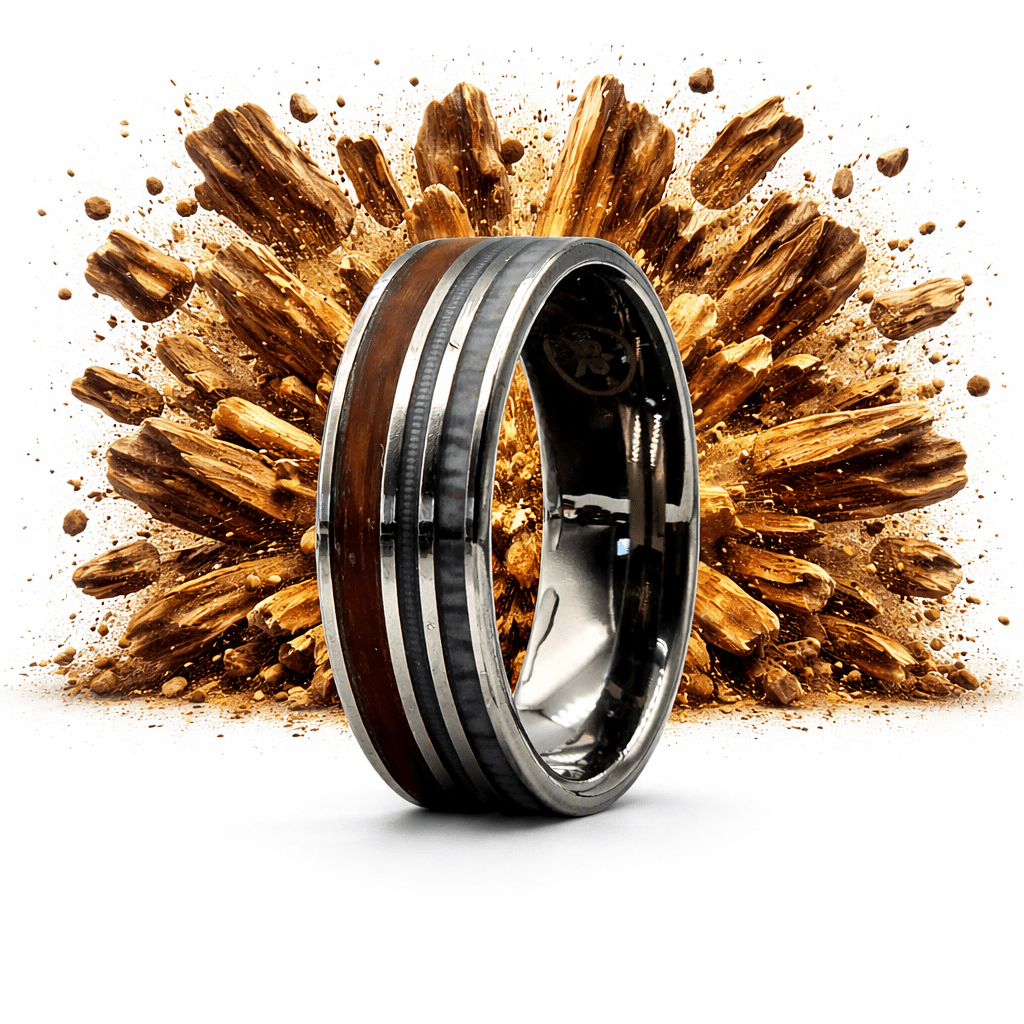 The Jager - Walnut / Jagermeister, Antler & Guitar string