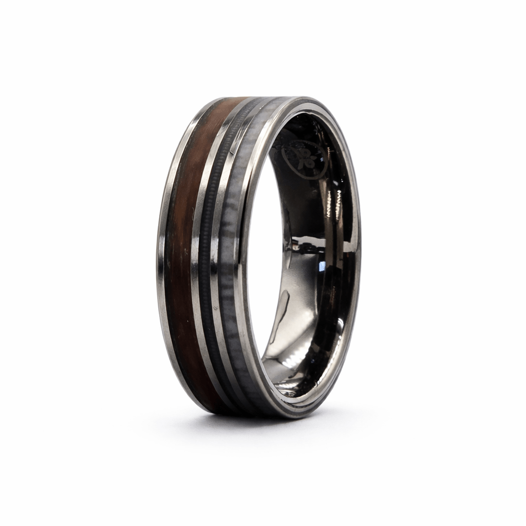 The Jager - Walnut / Jagermeister, Antler & Guitar string