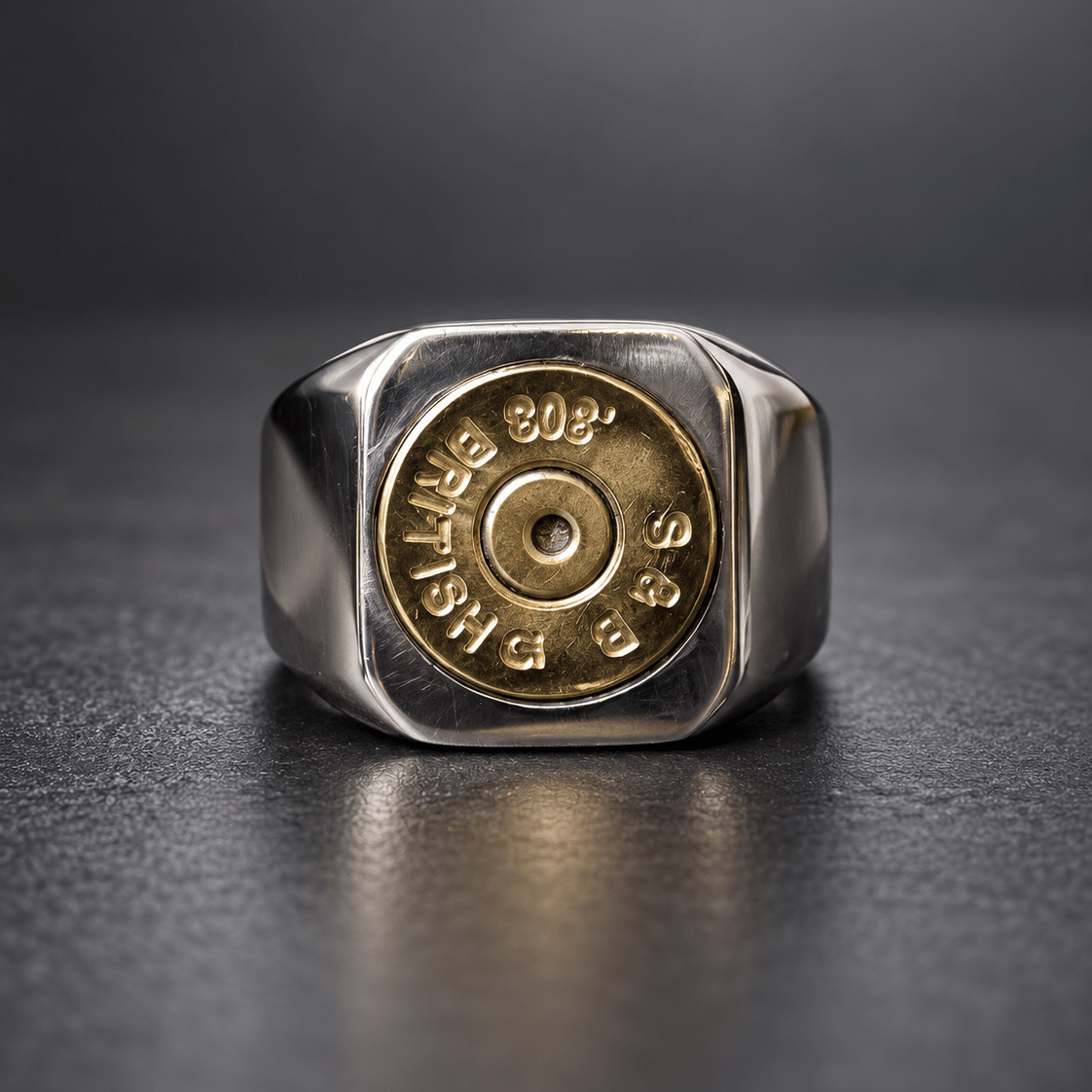 The Killshot Ring - Titanium & your bullet