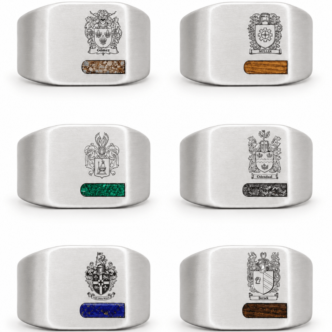 The Minimalist - Family Crest & Own Choice Inlay