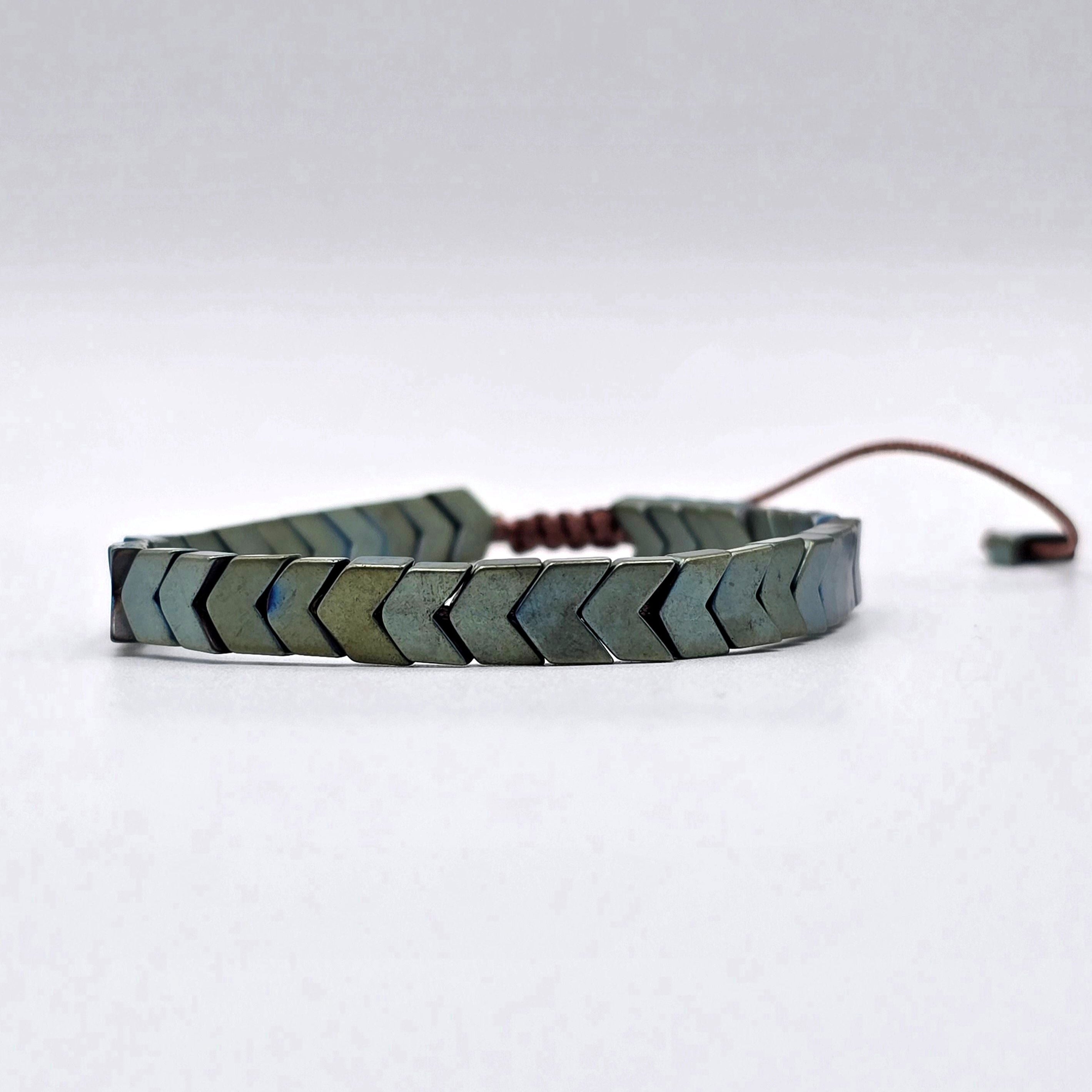 The Minimalist (Green) - Brushed Army Green Bracelet