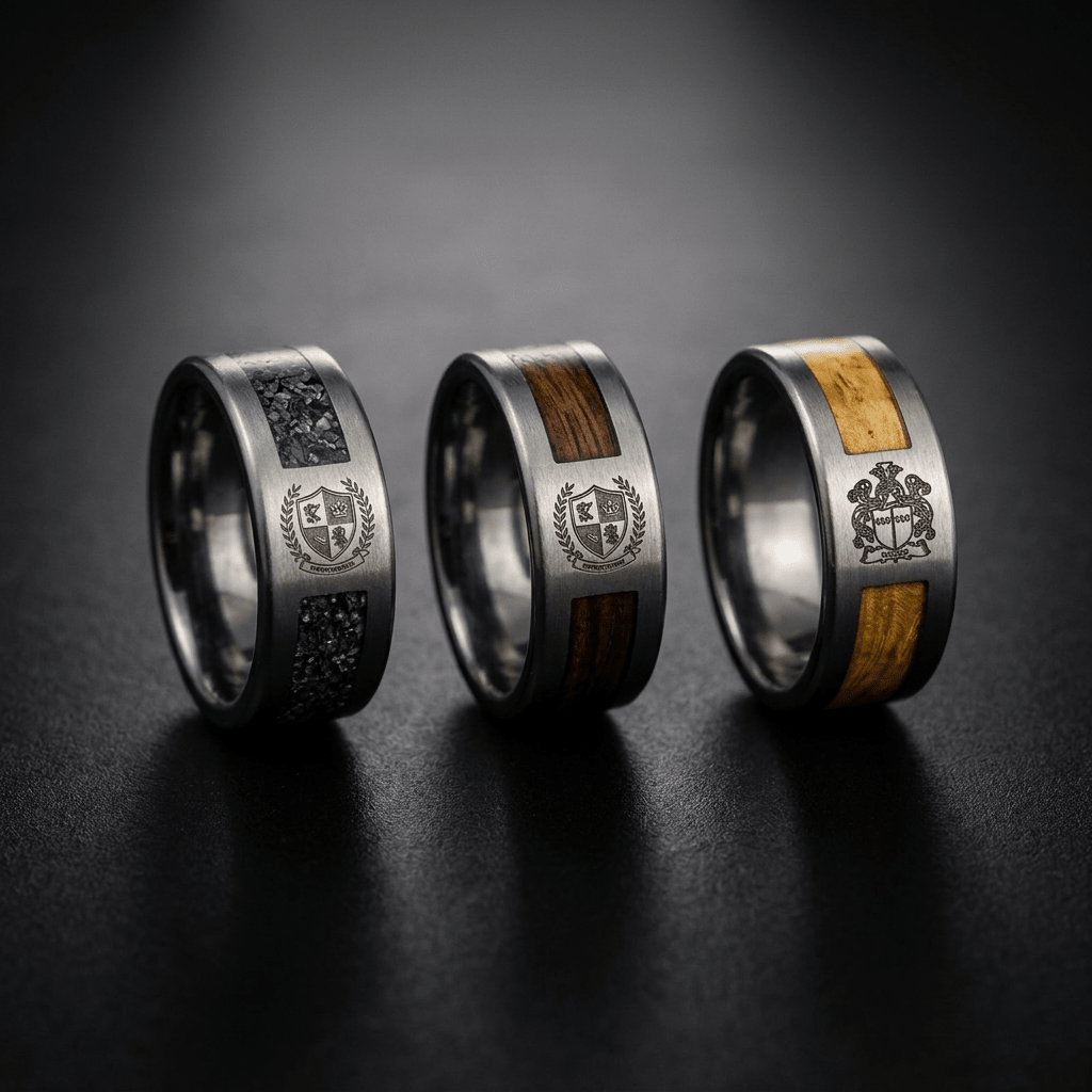 The Oath keeper - Family Crest & Your Choice Of Inlay