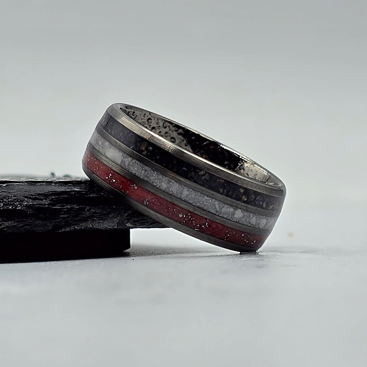 The Patriot - Meteorite, Dino Bone & Howlite