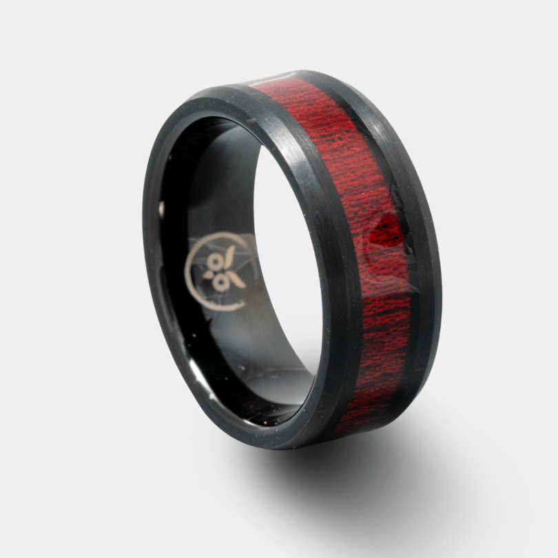 The Punisher - Rosewood Men's Tungsten Ring