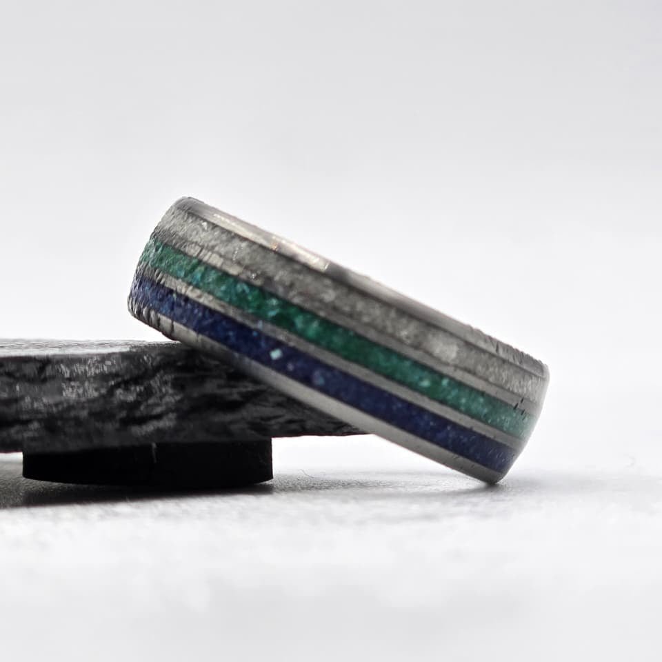 The Sidewalk Surfer - Howlite, Malachite & Abalone