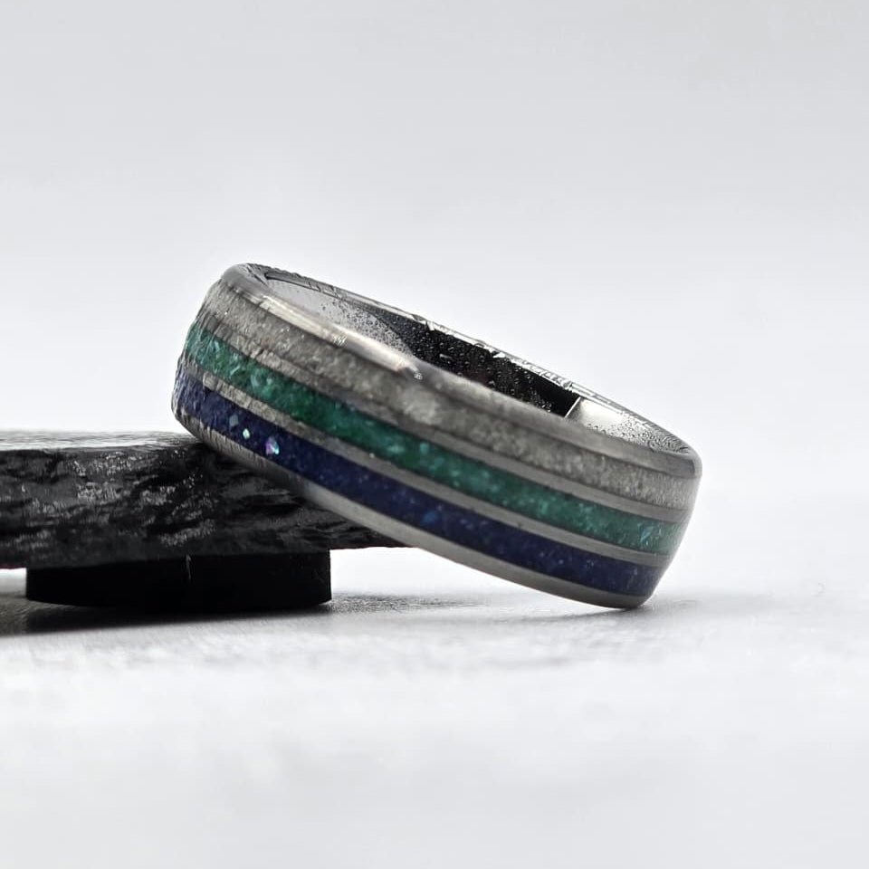 The Sidewalk Surfer - Howlite, Malachite & Abalone