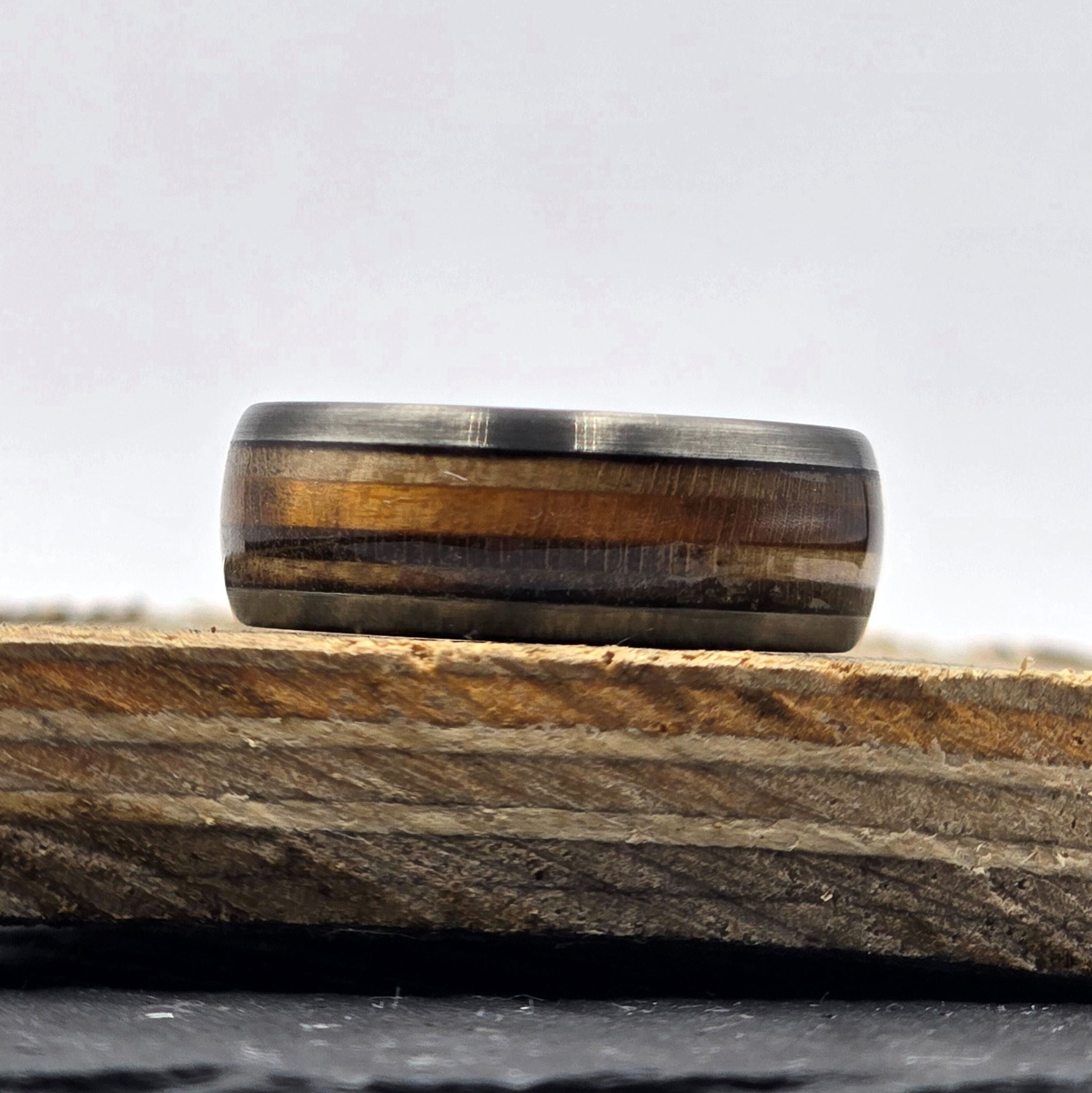 The T - Hawk - Skateboard Wood Ring