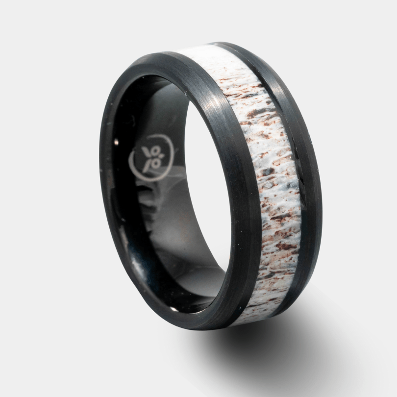 The Venom - Antler Men's Tungsten Ring