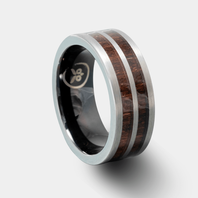 Thor - Ebony Wood Men's Tungsten Ring