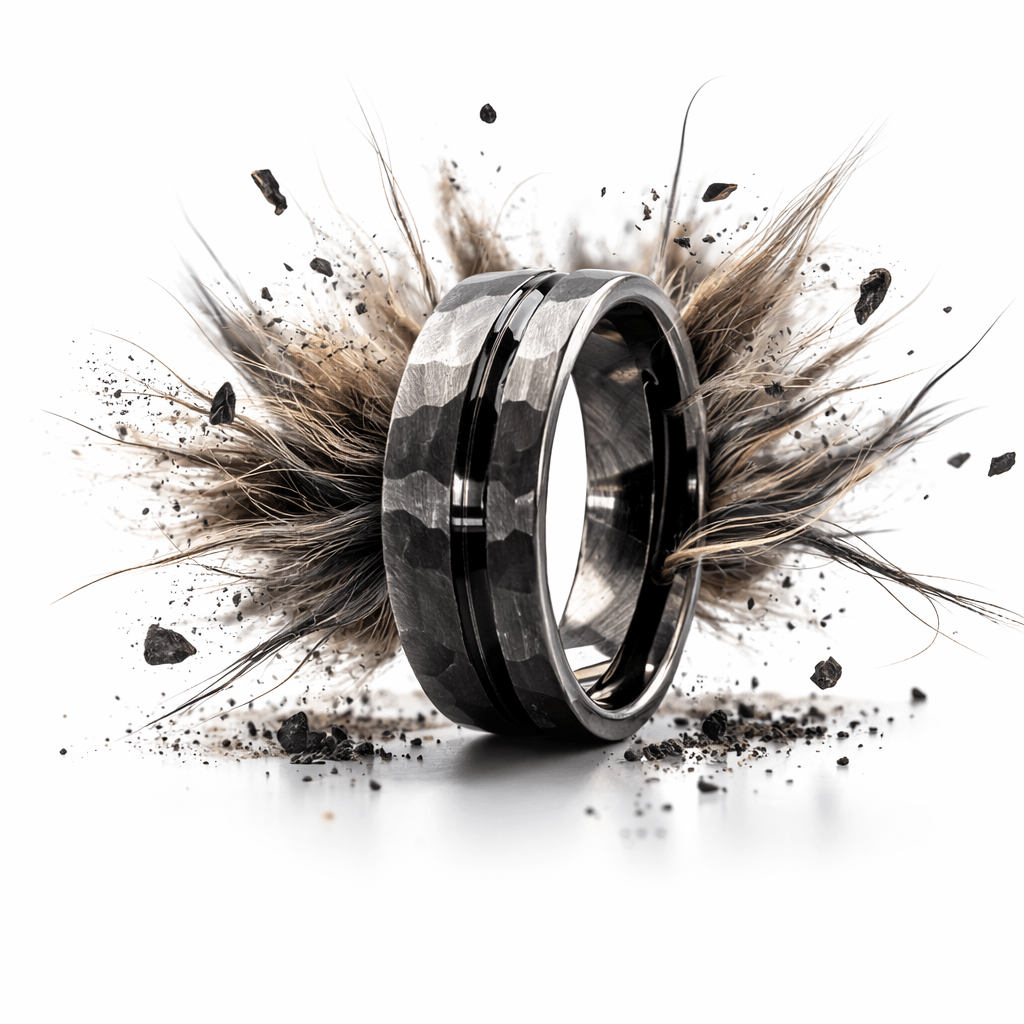 Trunk & Steel - Elephant Hair Ring