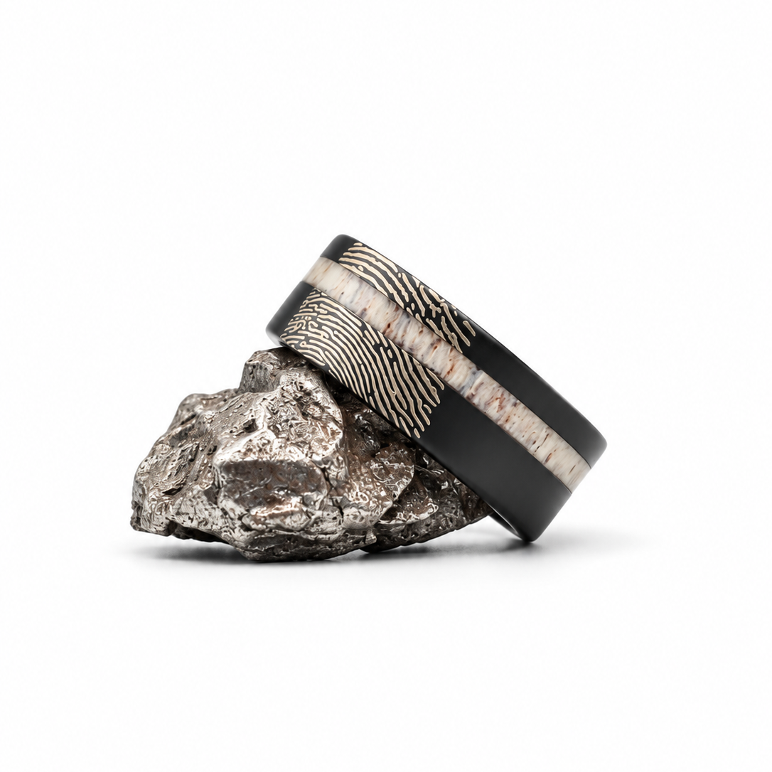 The White Print - Fingerprint & Antler Inlay