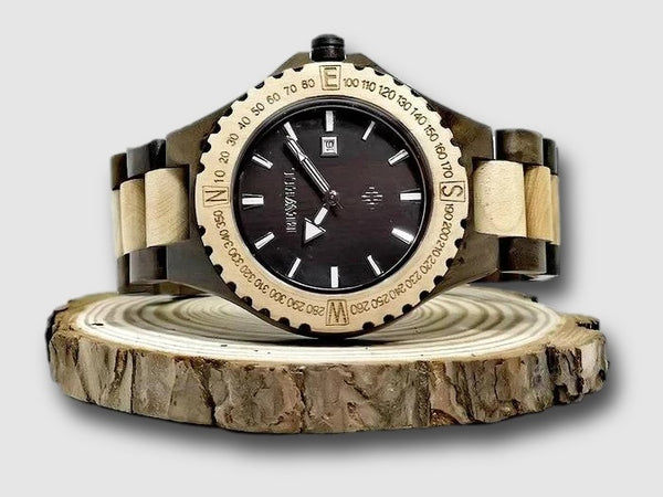 Ebony & Maple Fullwood Wooden Watch