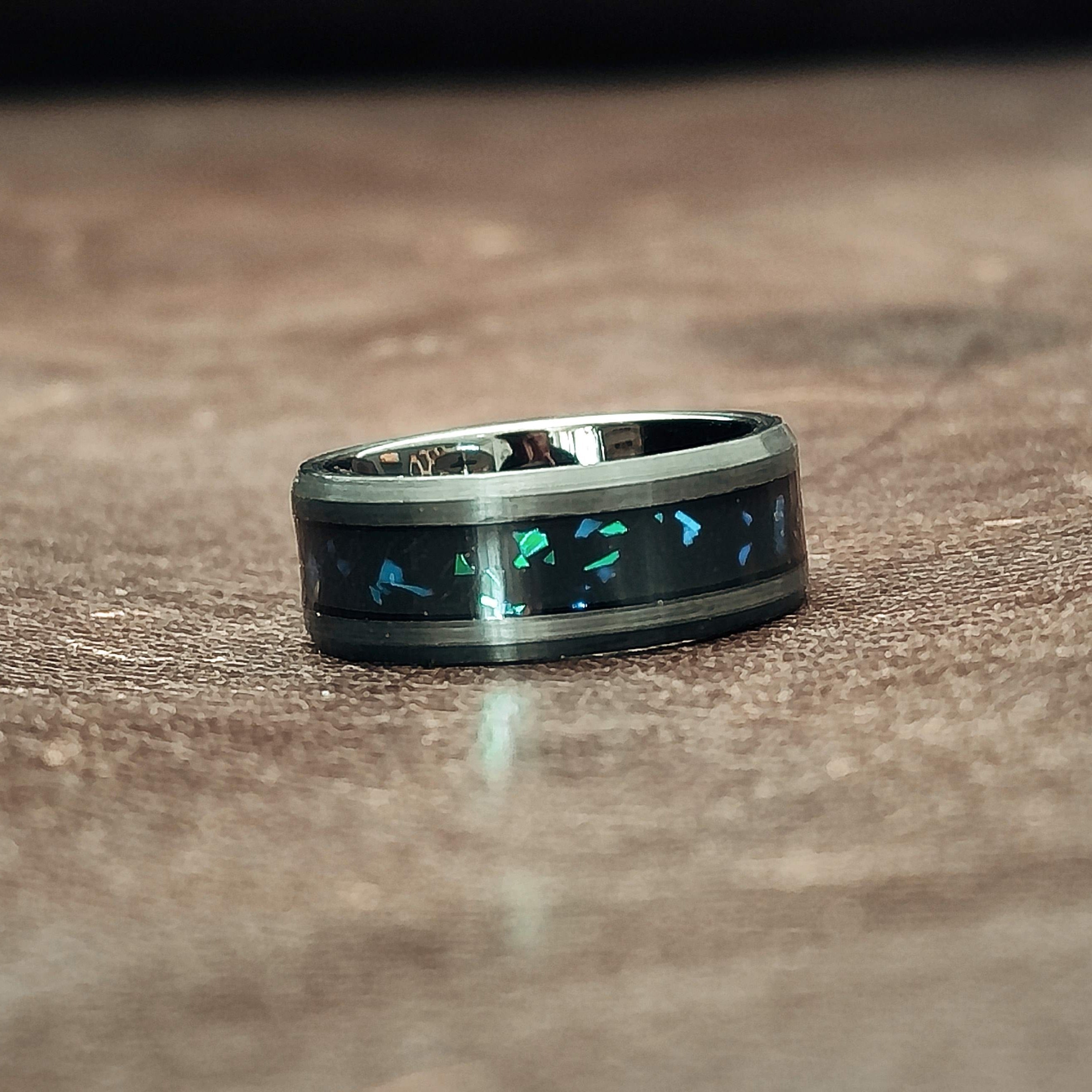 Avatar - Galaxy Opal Men's Tungsten Ring