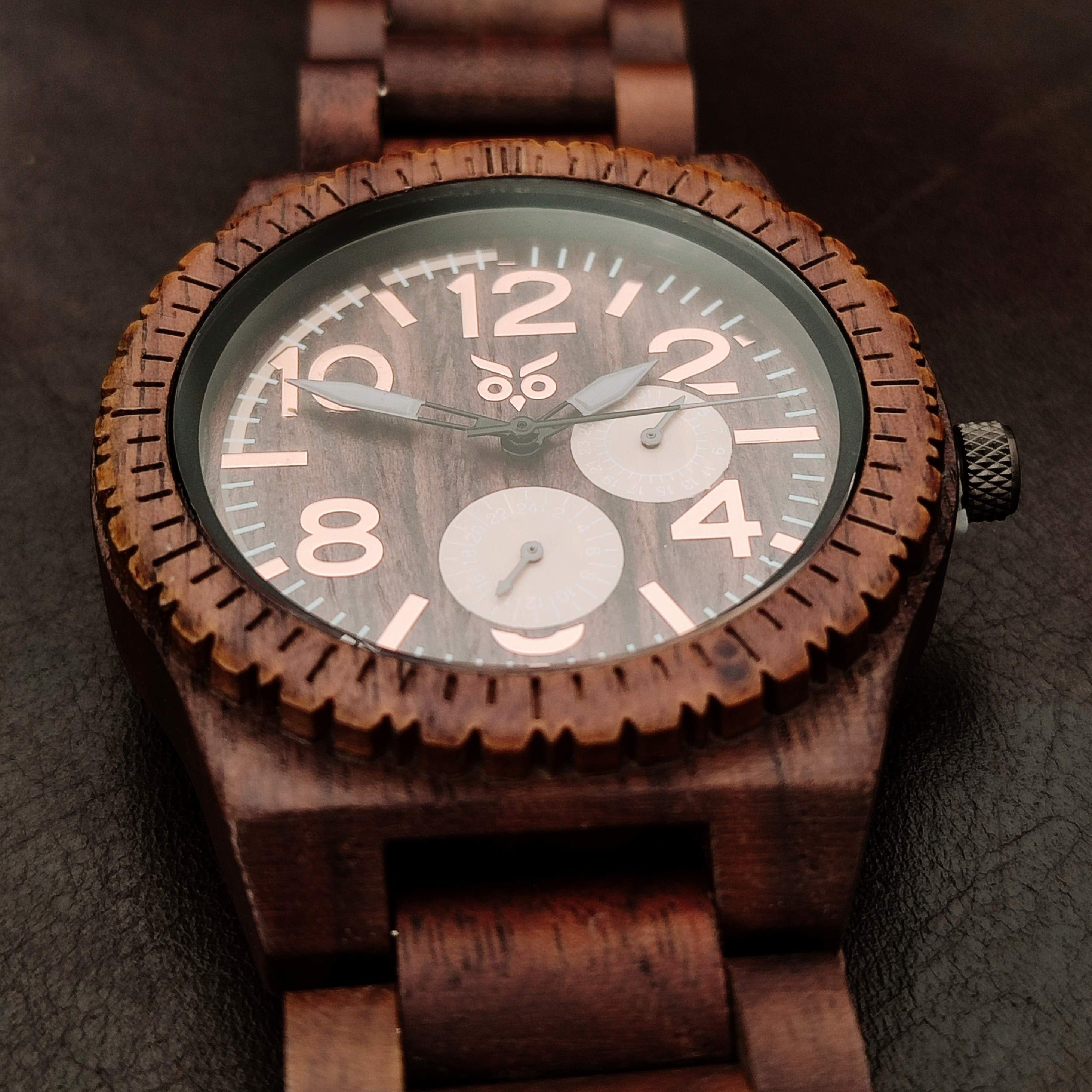 Smoke - Walnut Wooden Watch