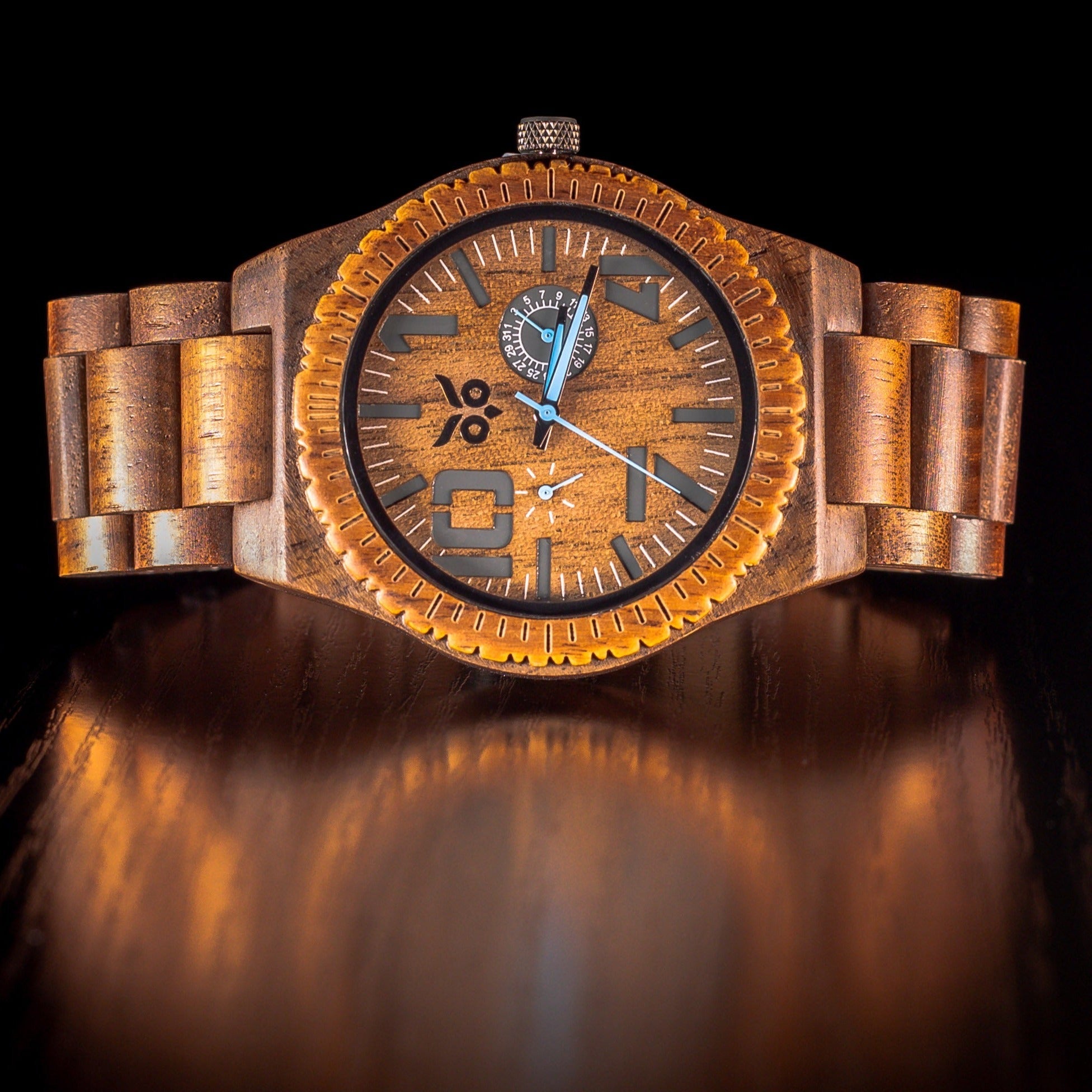 Sub Zero - Walnut Wooden Watch