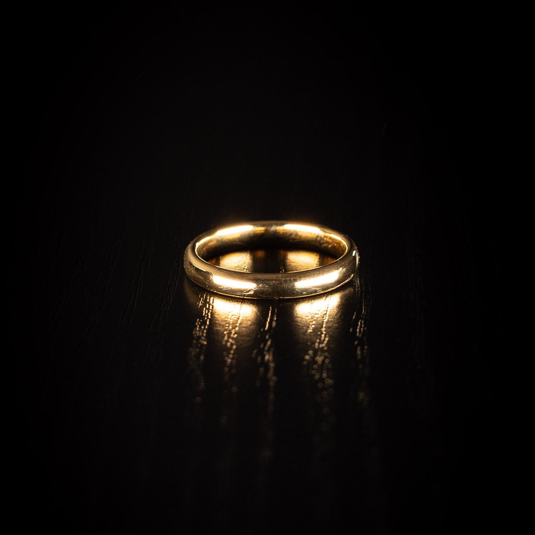 The Classic Gold - Gold plated Tungsten Ring | Womens Ring